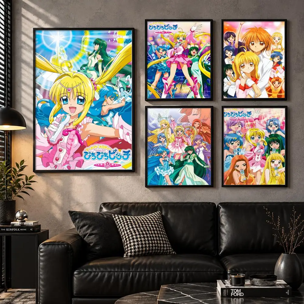 Adventure-Mangaart-Characterart Mermaid Melody Pichi Pichi Pitch Poster Aesthetic Unframed Wall Prints for Bedroom & Living Room