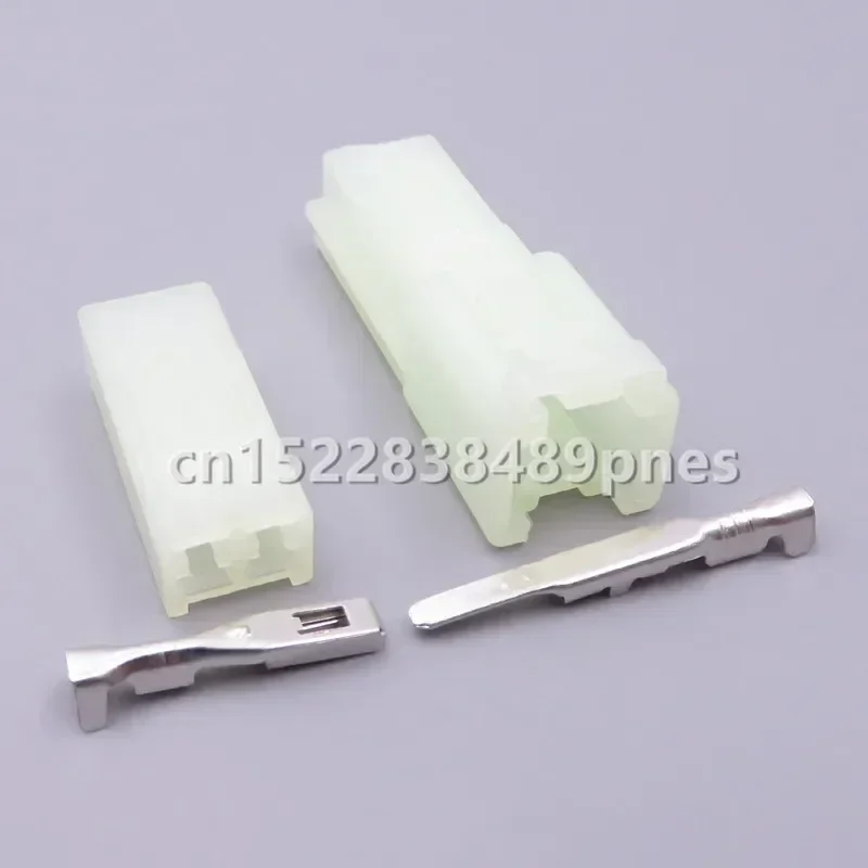 2 Pole Electronic Auto Unsealed Wiring Harness Socket Car Household Connector Crimp Terminal Plug