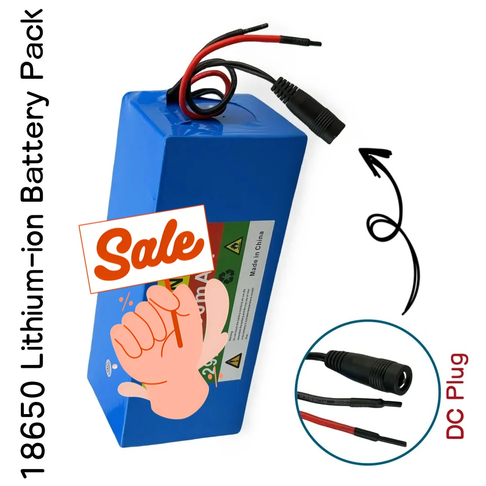 

29,4 В, 16000 мАч, литий-ионный аккумулятор для электрических скутеров, 24 В, встроенный аккумулятор BMS 18650, 7S5P, 16 Ач, 500 Вт