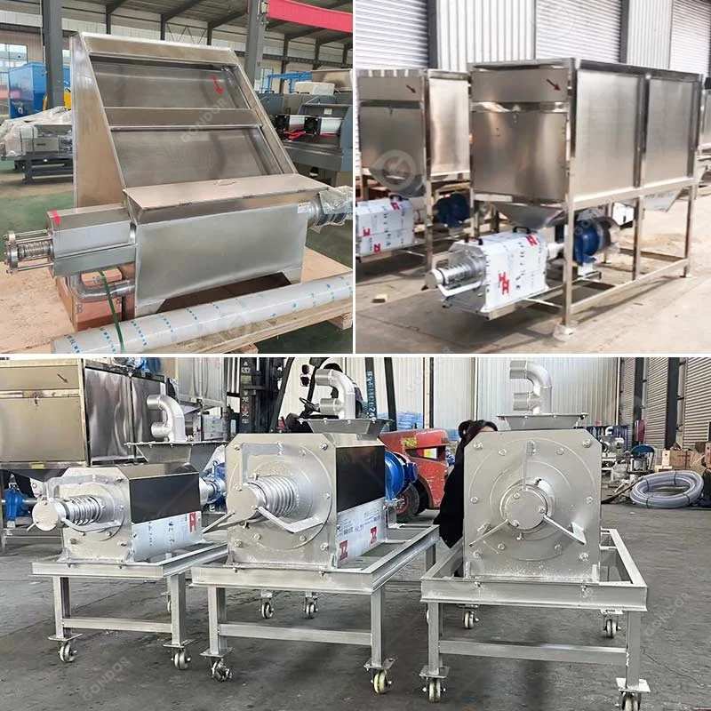 Manure Solid-Liquid Solid Liquid Separator Sludge Screw Press Dehydrator Cow Dung Dewater Machine Plant