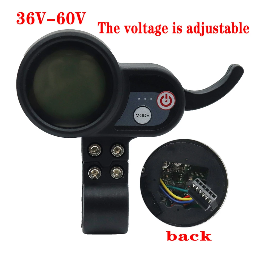 Simplified Setup LCD Display Unit Tailored for Use with For JP Electric Scooters Across Standard Voltage Options of Either Level