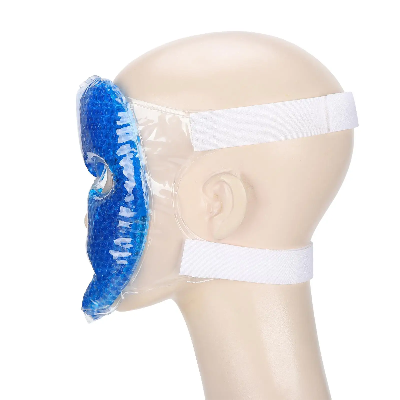 عبوة من جل التبريد للوجه، قناع وجه مريح قابل لإعادة الاستخدام للاستخدام في المنزل والمكتب