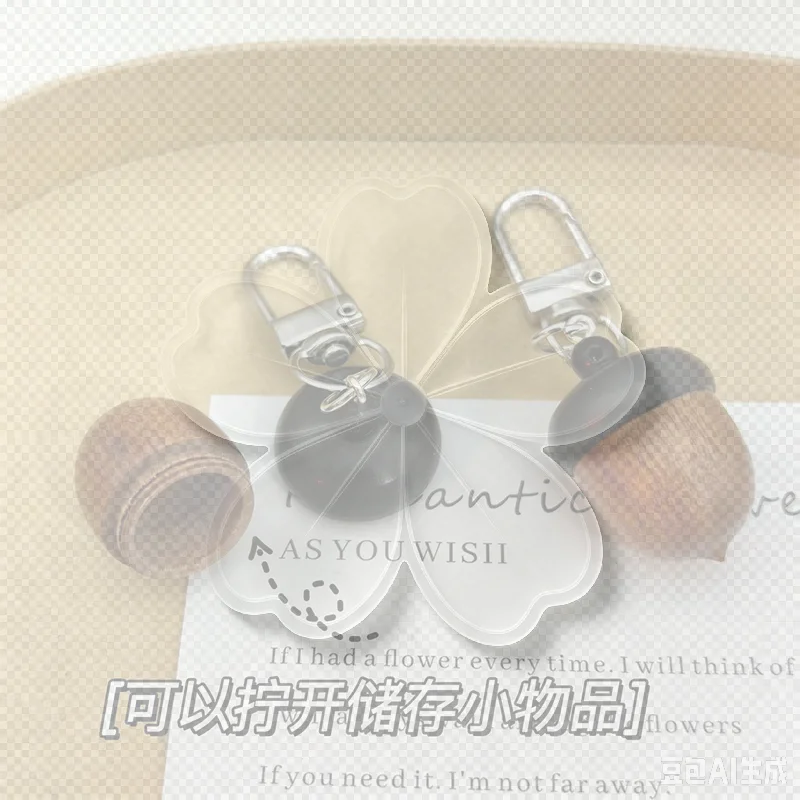Creative Simulation Acorn Car Keychain Personalized Bag Pendant For Women Men Novelty Backpack Decoration Accessories Gifts