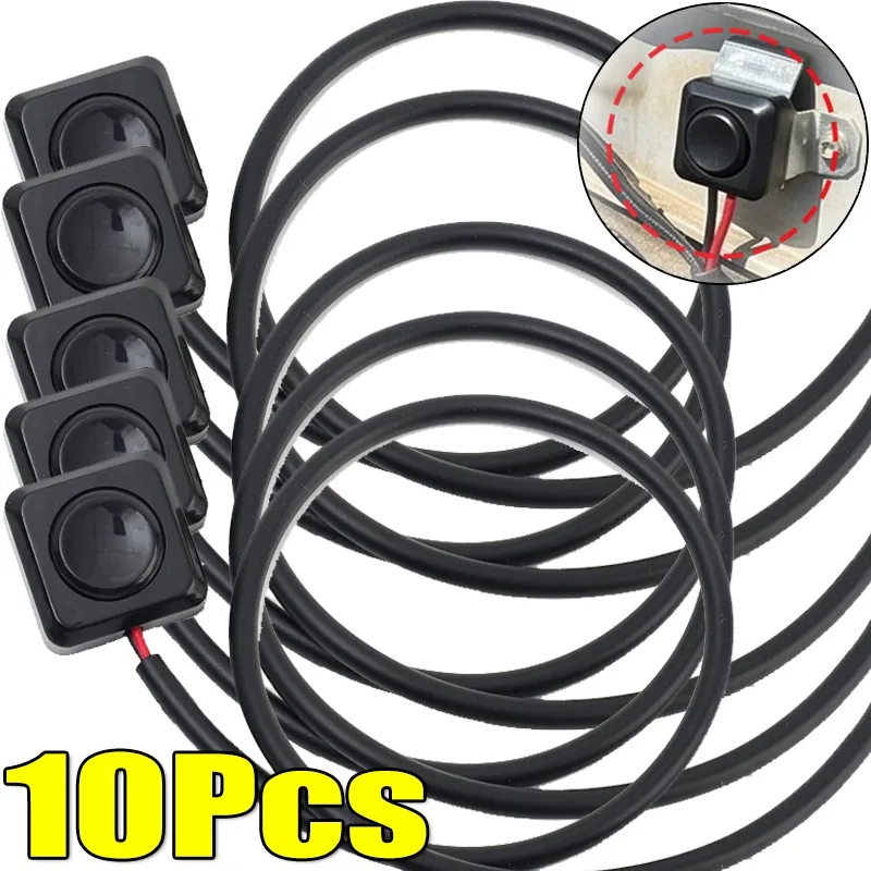 12V Adhesive Supplies Push Button Button Switch Mini Automobile Momentary Reset Switch Cable Car Modification Push Buttons