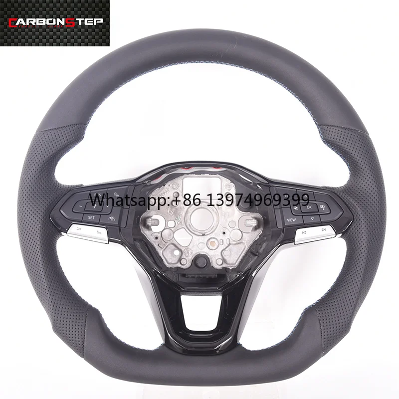 Private Custom Red Carbon Fiber Steering Wheel for Volkswagen Golf 8 Dsg Mk5 Gti/ for All Car Models