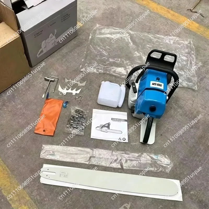 92Cc High Power Chainsaw Garden Tools High Power Logging Saw MS660 Chainsaw Accessories Second Stroke