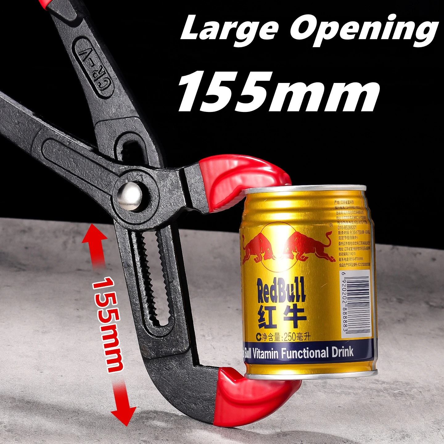 7/10/12 بوصة كماشة مضخة متعددة الوظائف سريعة التعديل ، كماشة مضخة مياه كبيرة الفتح سريعة الإصدار مفتاح ربط أنابيب السباكة #3