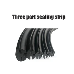 Three Mouth Sealing Strip For Glass Window Rubber Sealing Strip Shock Aluminum Profile Caulking Strip Protective Pressure Strip