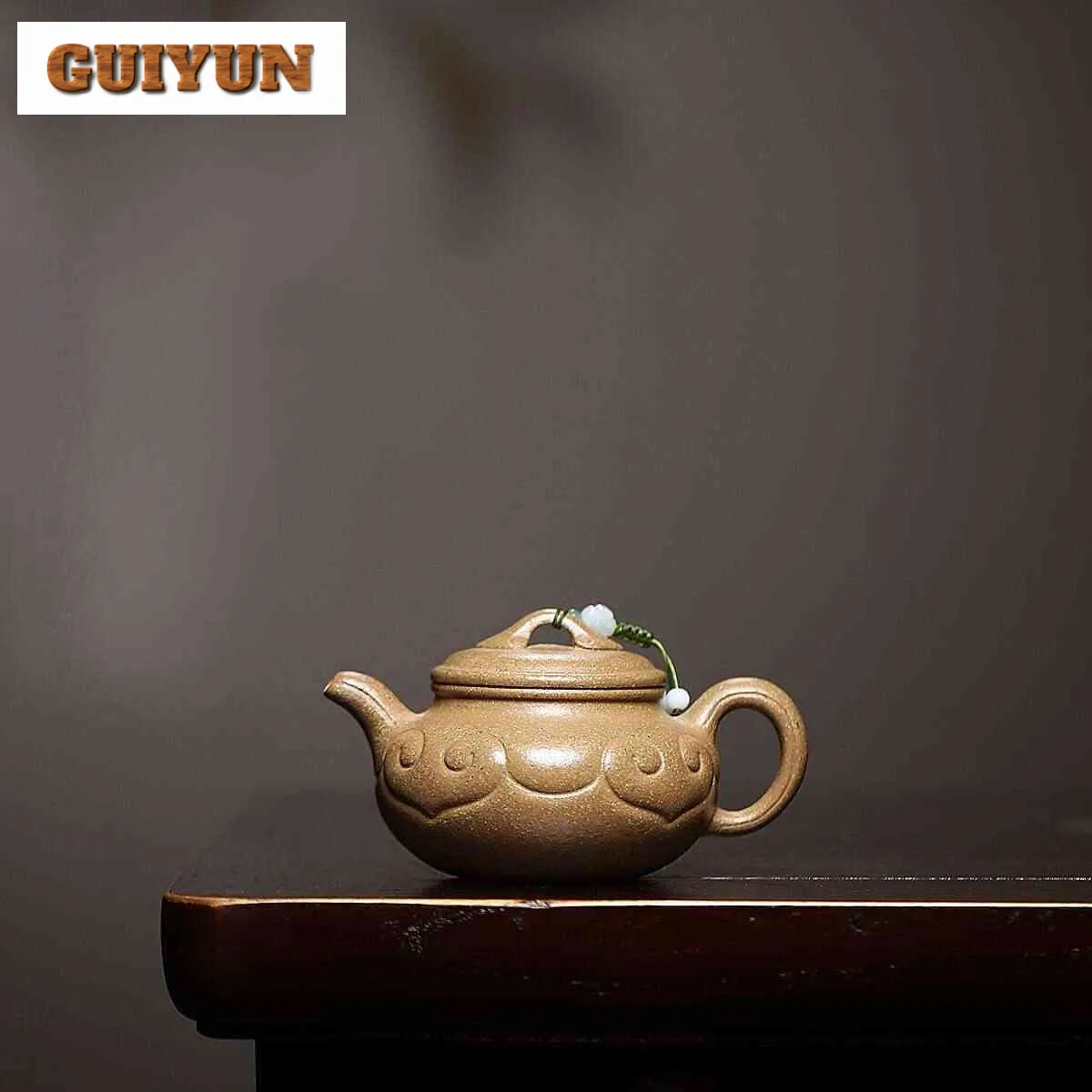 230ml Aesthetic Yixing Purple Clay Teapots Artists Handmade Ruyi Pot Raw Ore Downhill Mud Kettle With Infuser Zisha Tea Set Gift