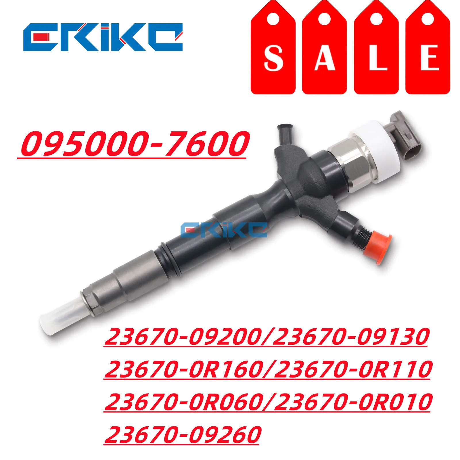 

095000-7600 095000-7601 Diesel Injector Assembly 095000-7602 for DENSO Toyota Avensis 23670-09200 23670-09130