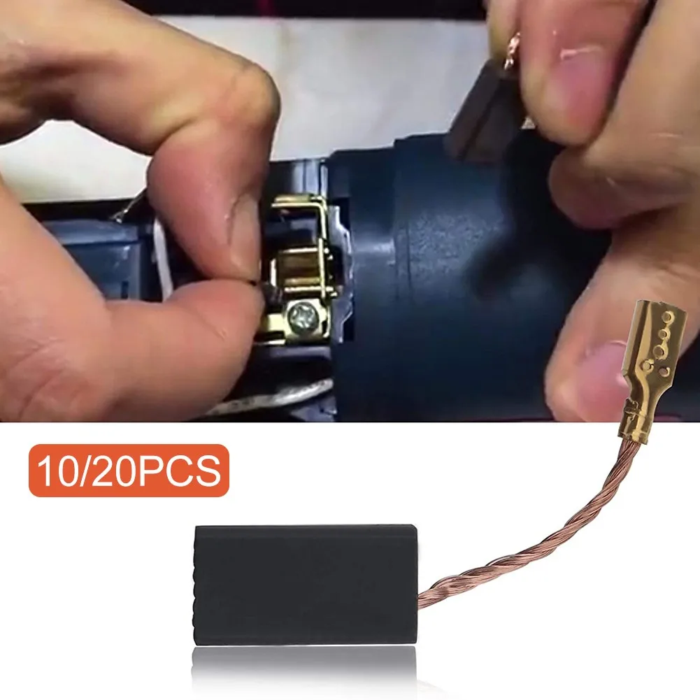 Elektrische borstels ​ Koolborstel Voor Bosch GWS 7-100 7-125 Onderdelen Robuust Gereedschap Haakse Slijper Vervanging 10/20 Stuks