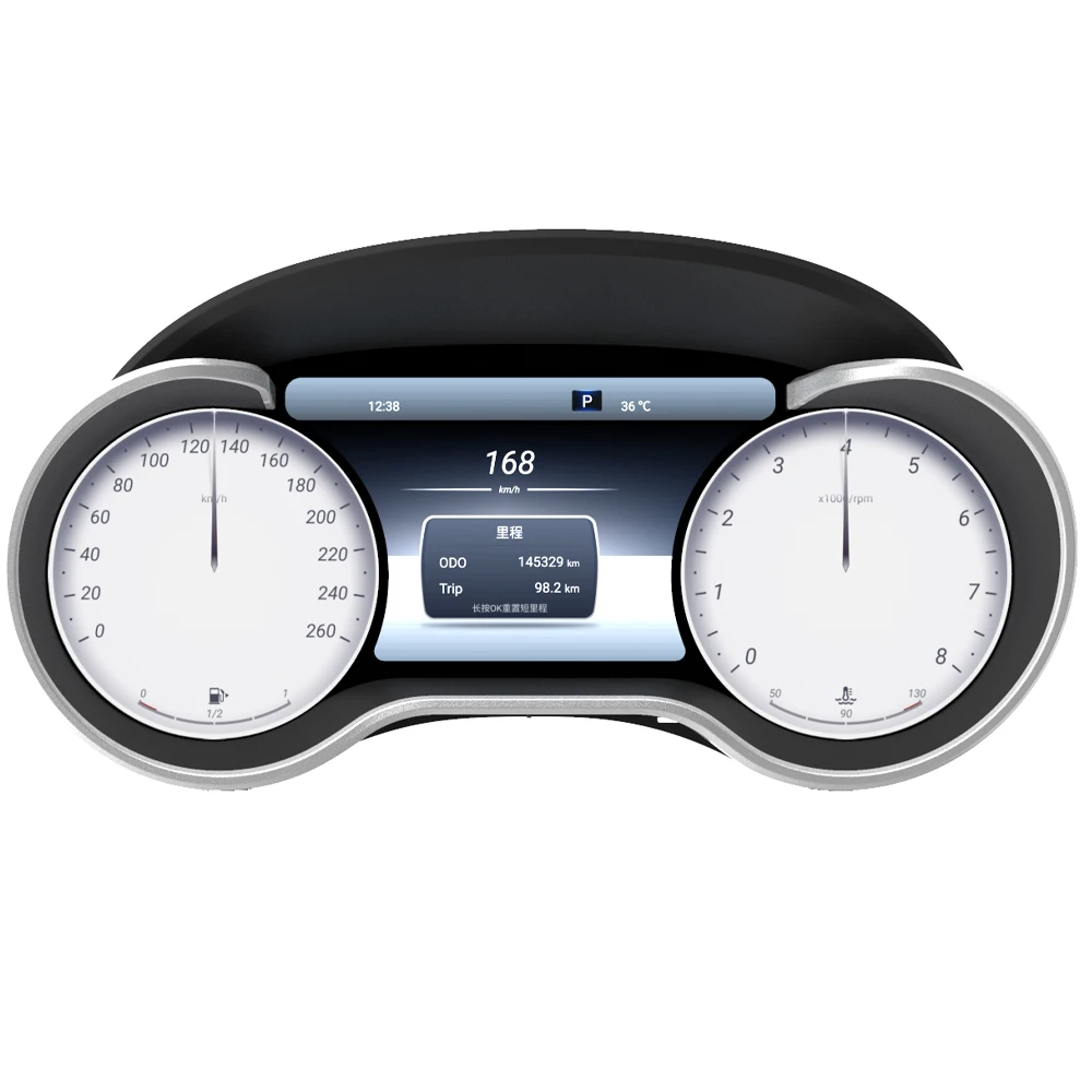 12.3''Digital Instrument Gauge Cluster For Mercedes Benz GLE/GLS/ML/GL/R/G-Class W164 X164 W166 X166 Speedometer Dashboard Panel