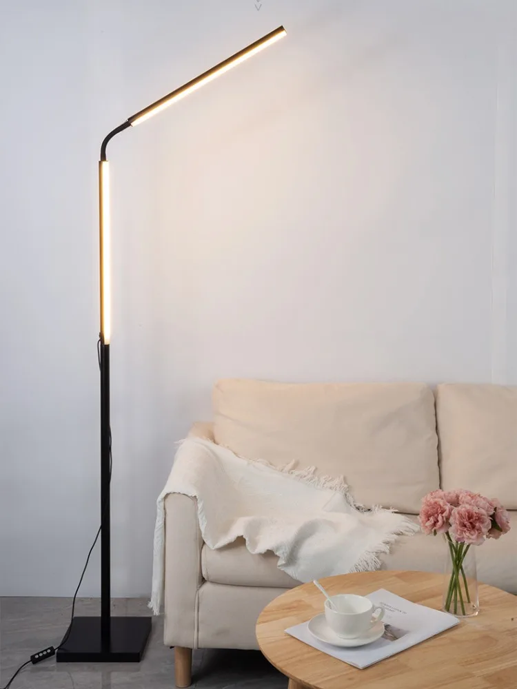 

Eye protection LED floor lamp for living room Beside the sofa Vertical lighting fixture Modern Study Desk Piano Standing lamp