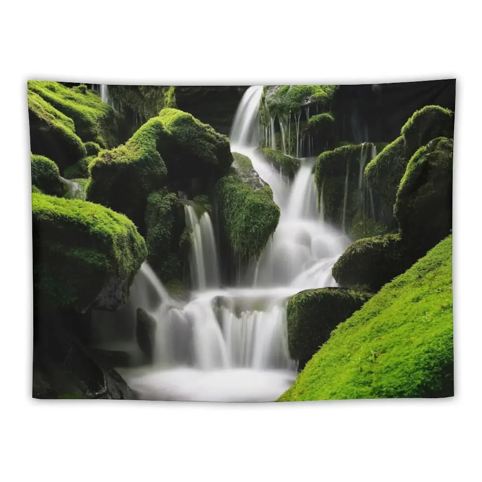 

The Mossy Waterfall Tapestry Decorative Paintings Carpet Wall Tapestry