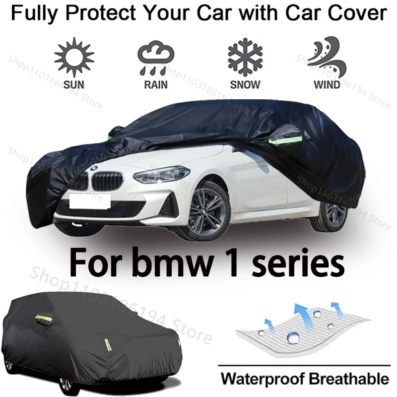 

Full Car Cover For BMW 1 Series Outdoor Protective Gear-Snowproof, Sunshield, Waterproof and Dustproof Automobile Accessories
