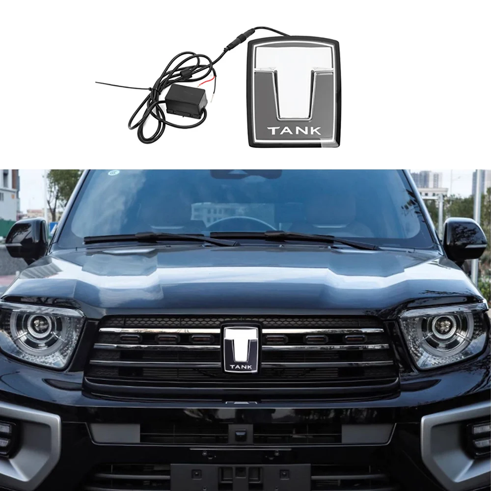 

Модификация внедорожника фотоосвещение индивидуальный логотип автомобиля с подсветкой для резервуара 700 Φ 2024 аксессуары для внешнего декора