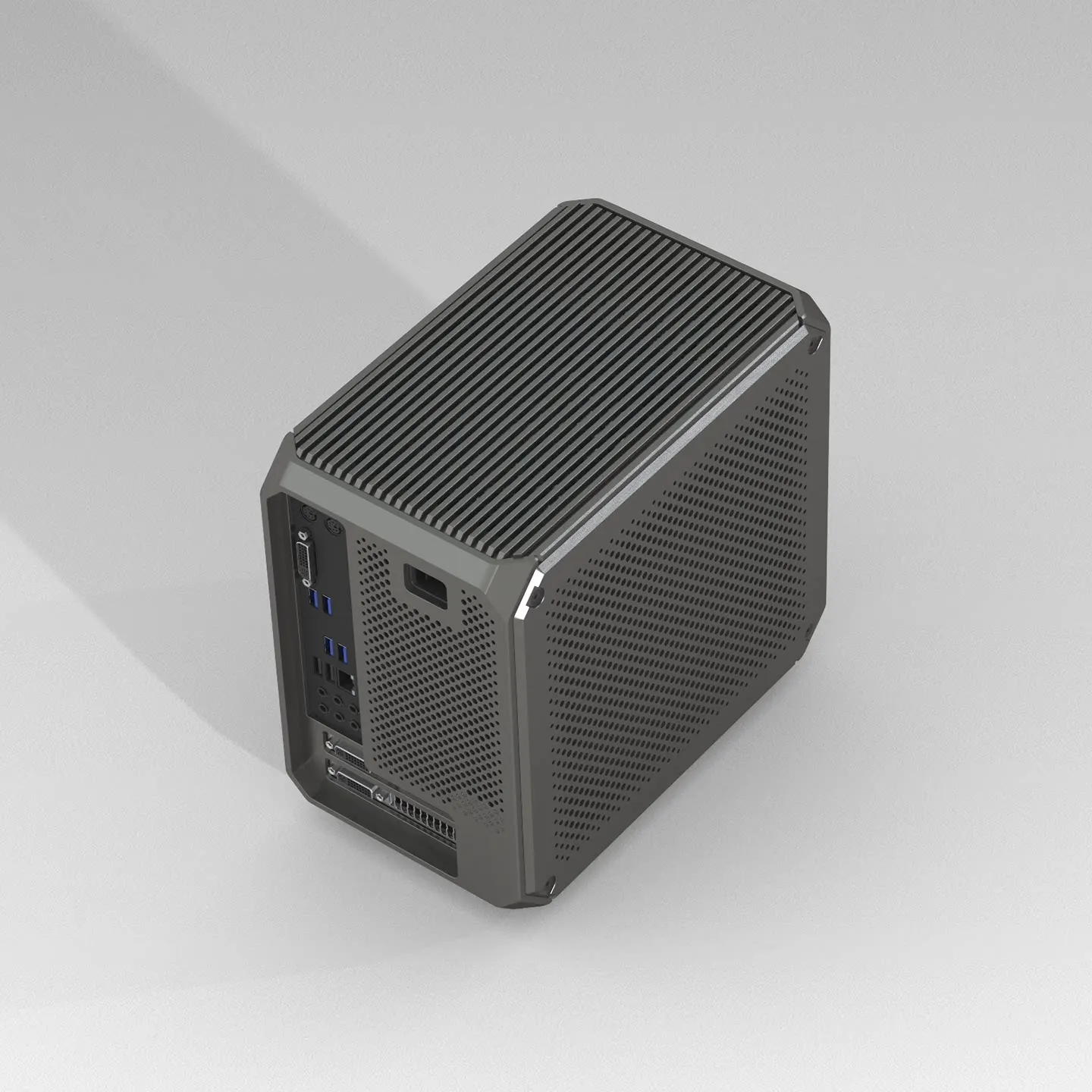 Premium Aluminum ITX Case Mini PC Chassis for SFX Power 135mm Tower Cooler Anti-Sag GPU Support 273 X 164 X 243mm DIY Computer