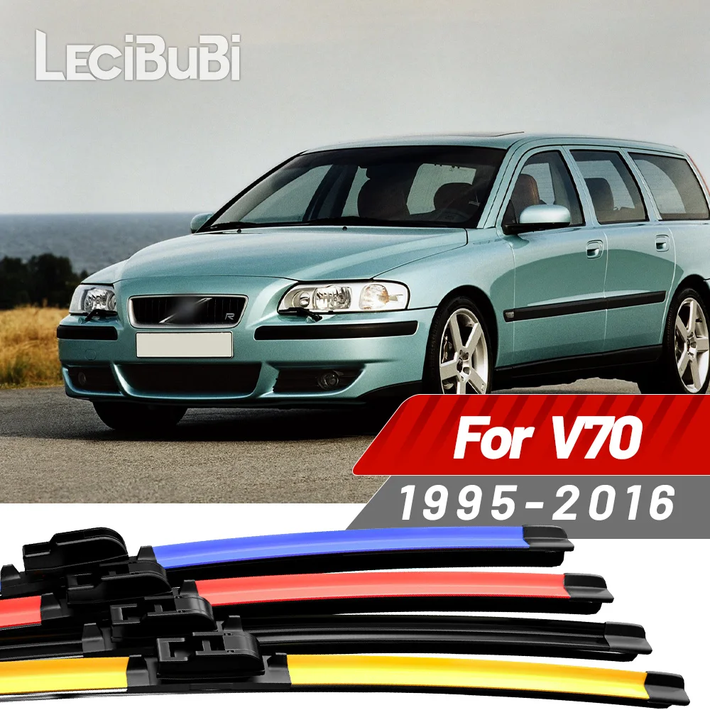 

2 шт. для Volvo V70 MK1 MK2 MK3 1995-2016 2008 2009 2010 2011 2012 2013 2014 2015 щетки стеклоочистителя переднего стекла дворники