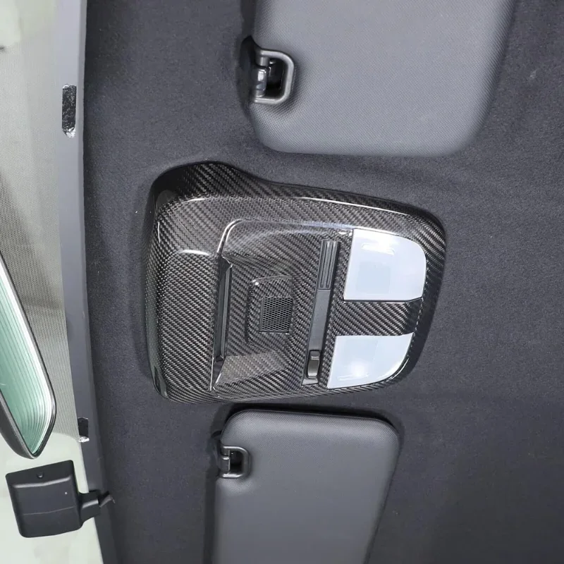 

For SUBARU BRZ For TOYOTA 86 GR86 GT86 Real Dry Carbon 2021 Interior Overhead Front Reading Light Lamp Panel Cover Modification