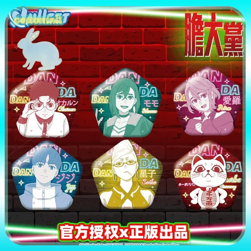 

Original Nullset Dandadan Luminous Character Series Badge Blind Bag Momo Okarun Anime Peripheral Acg Decoration Collection Gift