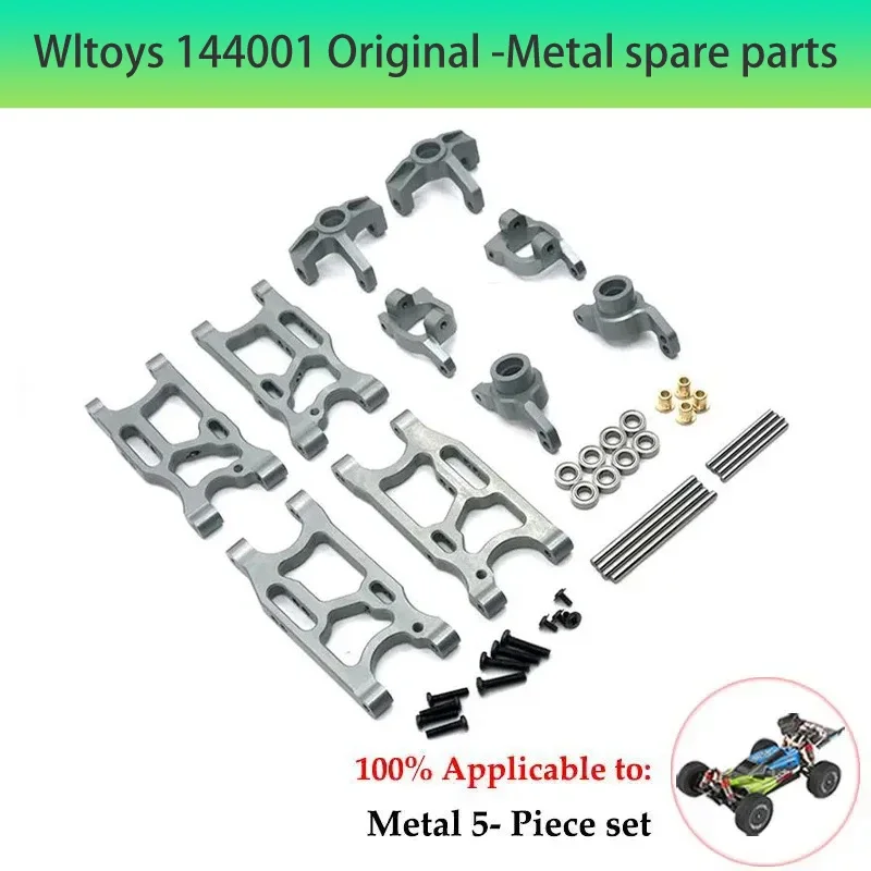 Geschikt voor WLToys 1:12 1:14 1:18 RC auto-accessoires 124016 124017 124018 124019 144001   A959 en andere metalen upgradewielen