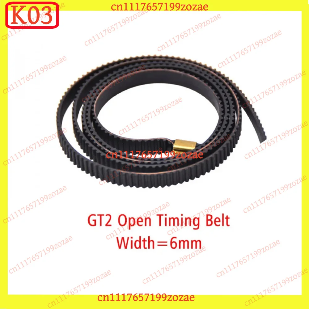 k03 2GT Ring Timing Belt 634mm X‑Axis Y‑Axis Synchronous Belt for Neptune 3 4 3D Printer Accessories