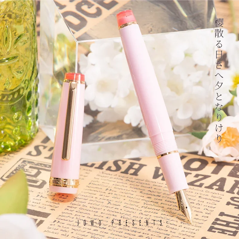 

Лимитированная перьевая ручка MANYO PENT Pink Sakura JOWO, золотая ручка с зажимом, ограниченная серия, канцелярские принадлежности для бизнеса, подарок для письма