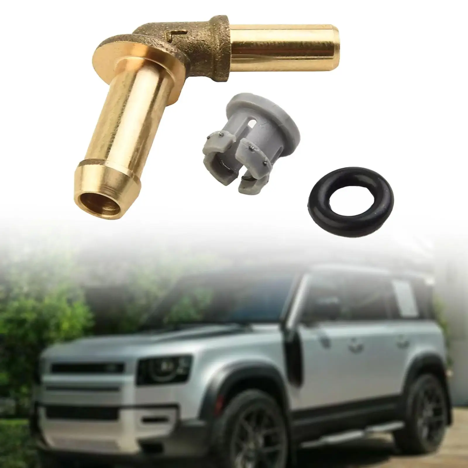 Thermostat Water Outlet Hose Connector Set LR048474 C2Z28258 for 2010 -2016 Easily Install Accessory