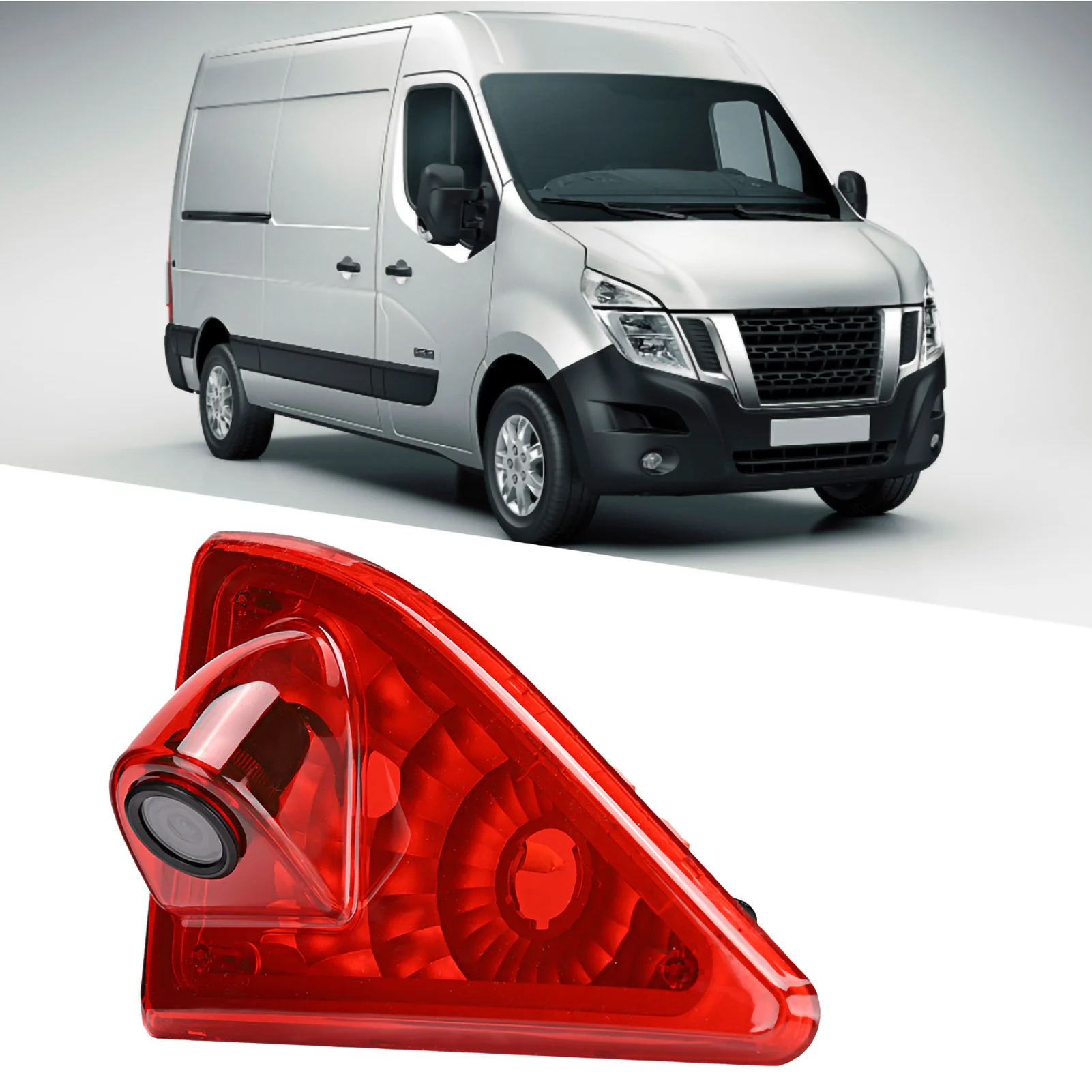 

Car Waterproof Camera 12V IP68 HD Monitor Rear View Reversing Brake Light Camera Fit for Master 10‑16 Brake Light Monitor