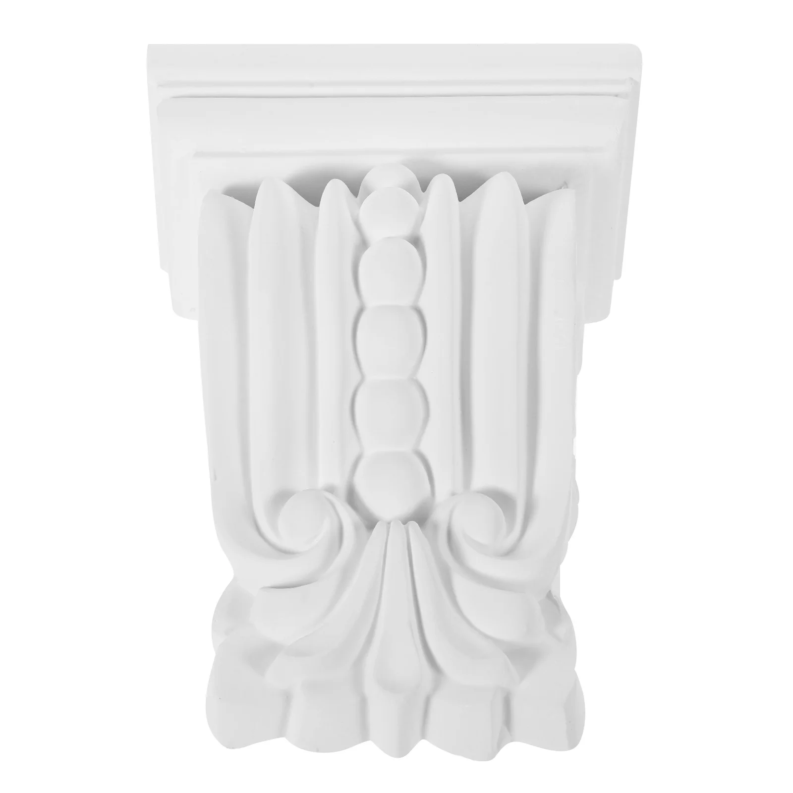 

European Corbels Decorative White PU Carved Bracket Corbels for Home Corners Wall Support Rustic Vintage Style