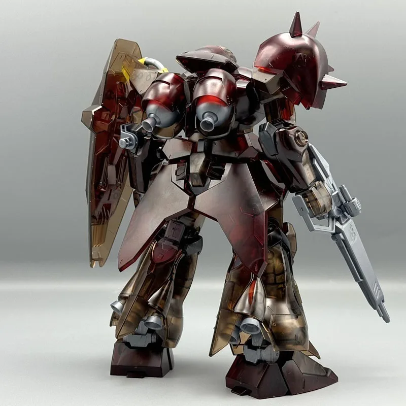 Bandai Originele HG Me02R-F01 MESSER TYPE-F01 [CLEAR COLOR] Gundam Anime Action Figure Robot Collectible Assembly Model Speelgoed Gift