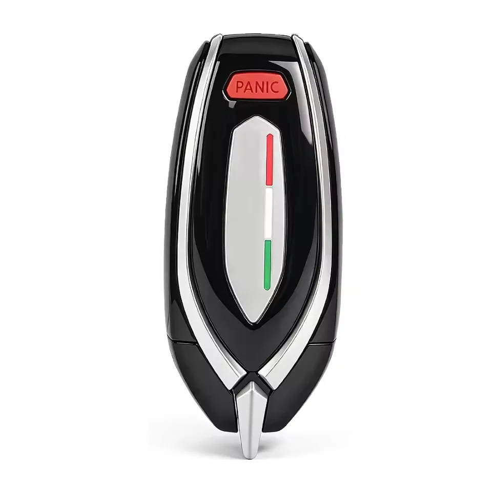 KEYECU for Lamborghini Urus Aventador Huracán Centenario Sián FKP 37 Revuelto Smart Remote Key Shell 3 Buttton Uncut Blade