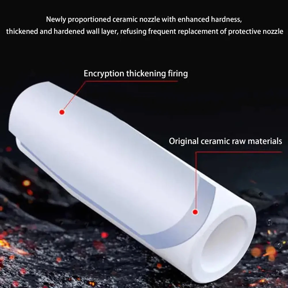 MB-15Ak 14Ak Mig New Coating Ceramic Non-stick Welding Slag Conductive Protective Nozzle European Shielded Accessorie