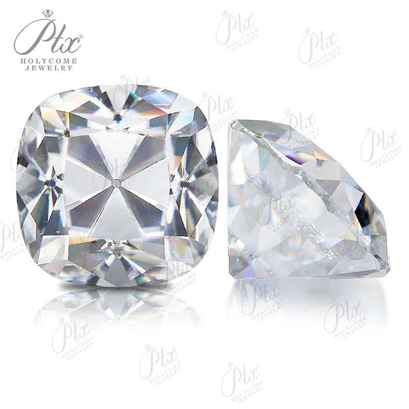

Moissanite European Cut Cushion D Color Loose Gemstone Top Quality Classical 1ct-5ct VVS1 GRA Certificate Beads Jewelry Charms