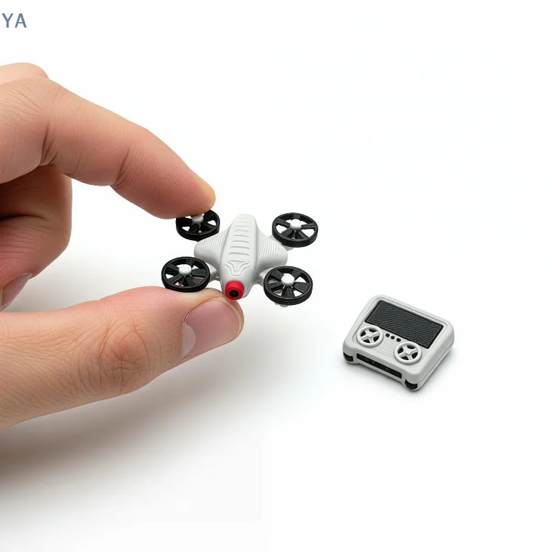 【SA】1: 12 Scale Miniature Remote Control Drone Model, Miniature Scene Props, Dollhouse With A Strong Sense Of Technology.