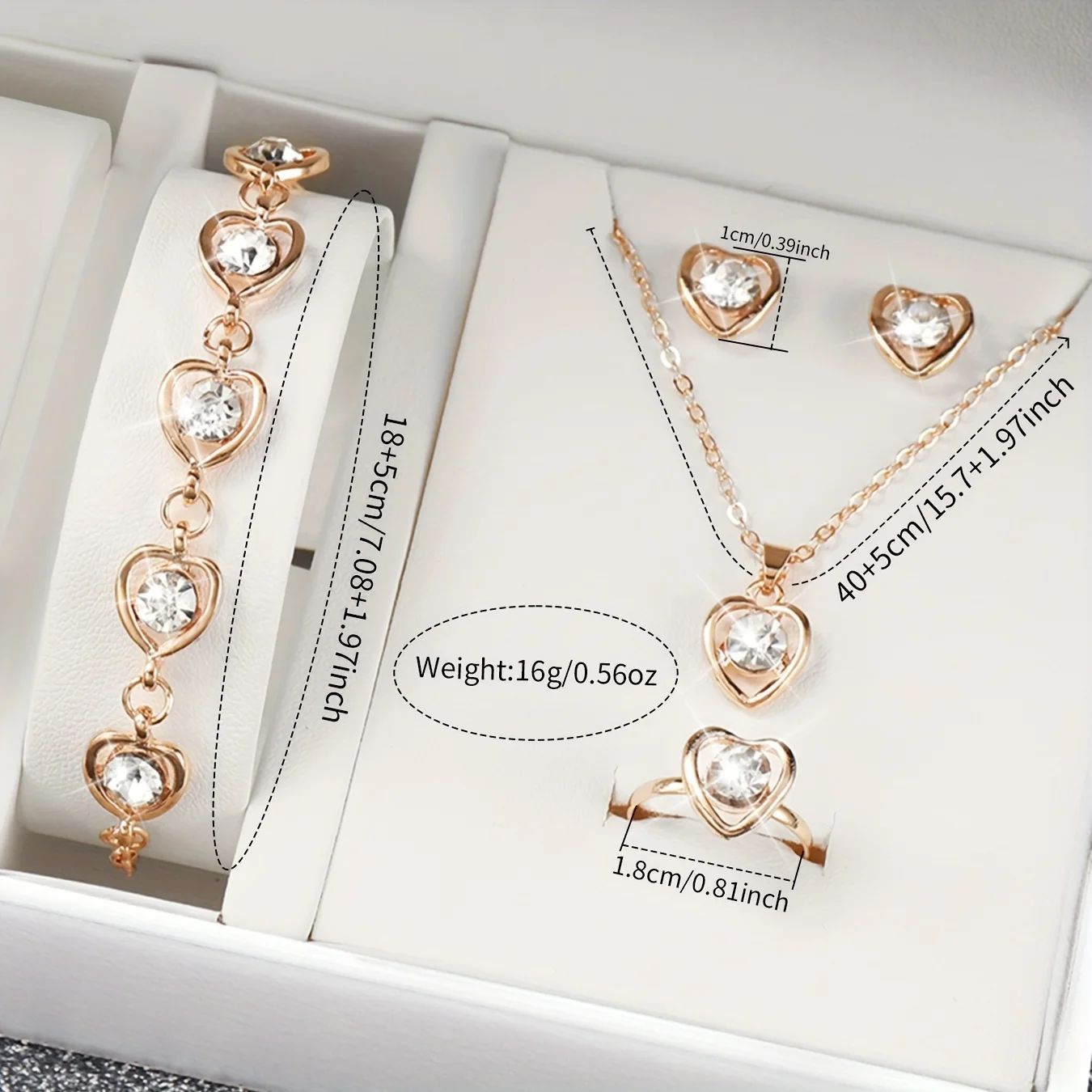 Шикарные кварцевые часы и 6 шт. ювелирных изделий-элегантные женские часы из искусственной кожи, модные Искусственные часы