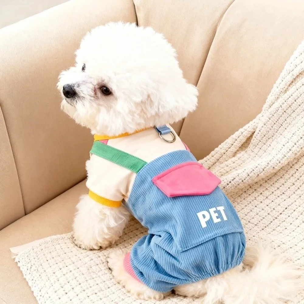 Pet Supplies Warm Dog Overalls Soft Comfortable Dog Jumpsuit