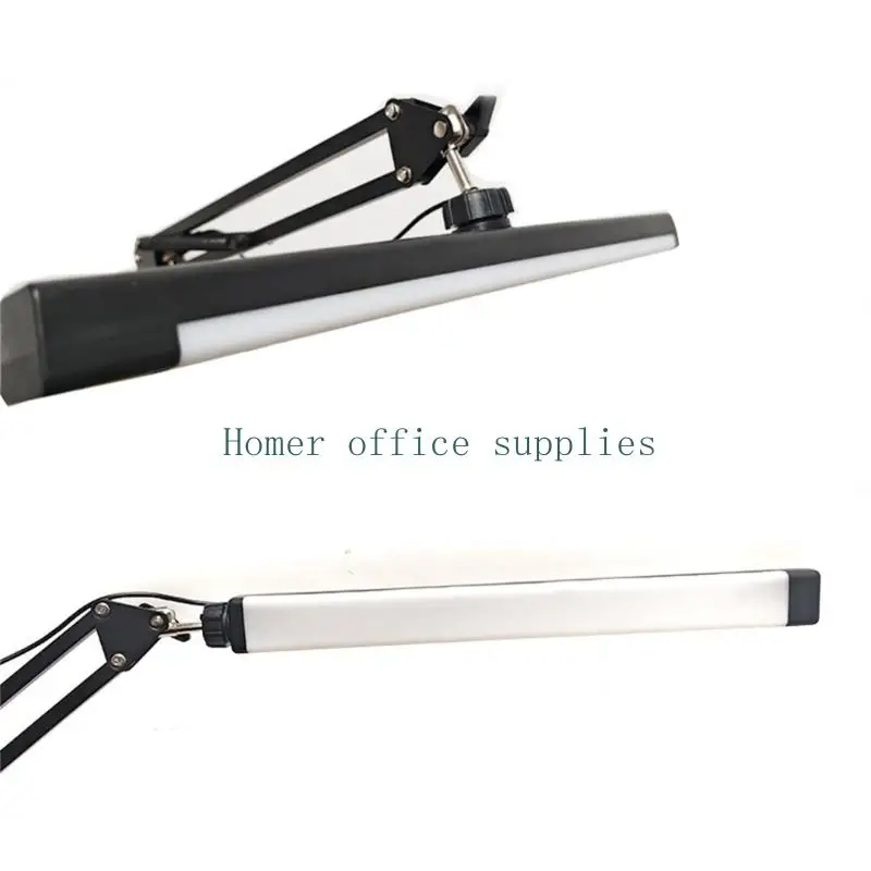 K43B Three-Tone LED Light Bar with 10-Step Brightness, Cord-Mounted Controls and USB Input for Desks, Study and Dorm Use