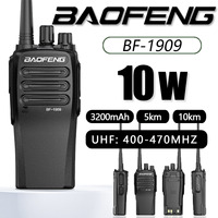 BaoFeng BF-1909 Walkie Talkie  Long Range 12W Type C charging Long Range Portable Larger  for BF888S UV-5R UV-21 Ham Radio