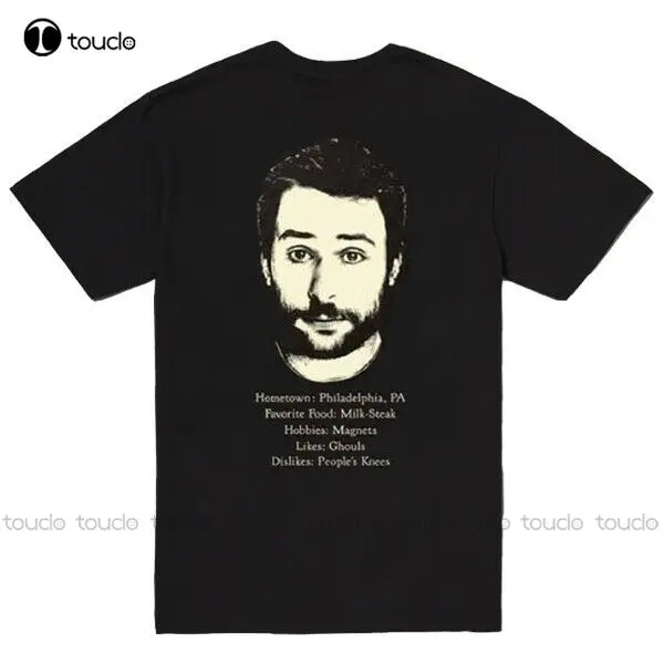 Adult Black Always Sunny In Philadelphia Charlie Kelly Dating Profile T-Shirt Black Tshirt For Women Custom Aldult Teen Unisex