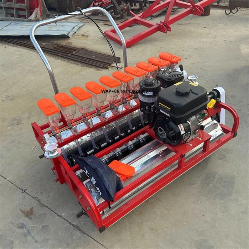 

Моторизованная сеялка для овощей: капусты, китайской капусты, шпината, брокколи – регулируемое расстояние между рядами 8-51 см, скорость 2 м/ч