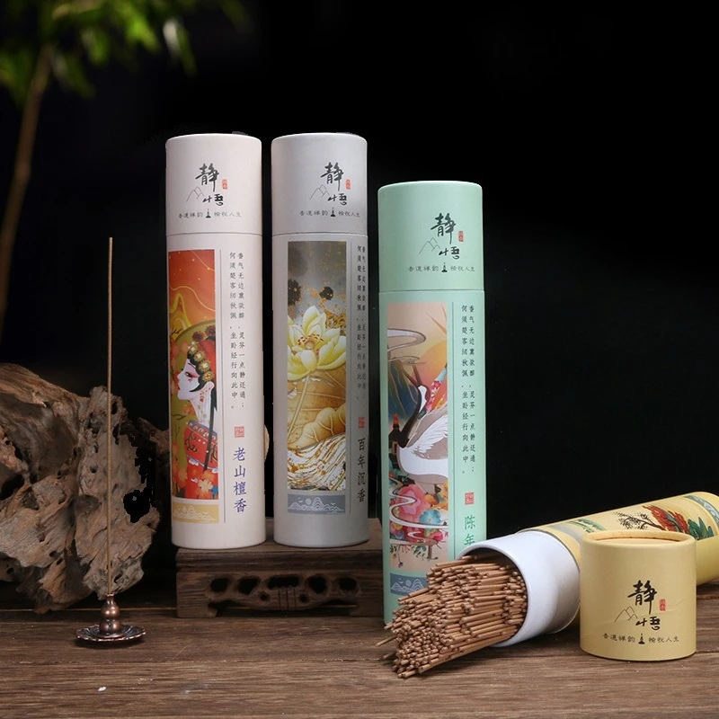 400 Pieces/lot Natural Incense Sticks Laoshan Sandalwood 200g Eaglewood Scents for Home Repel Mosquitoes Line Incense image 2
