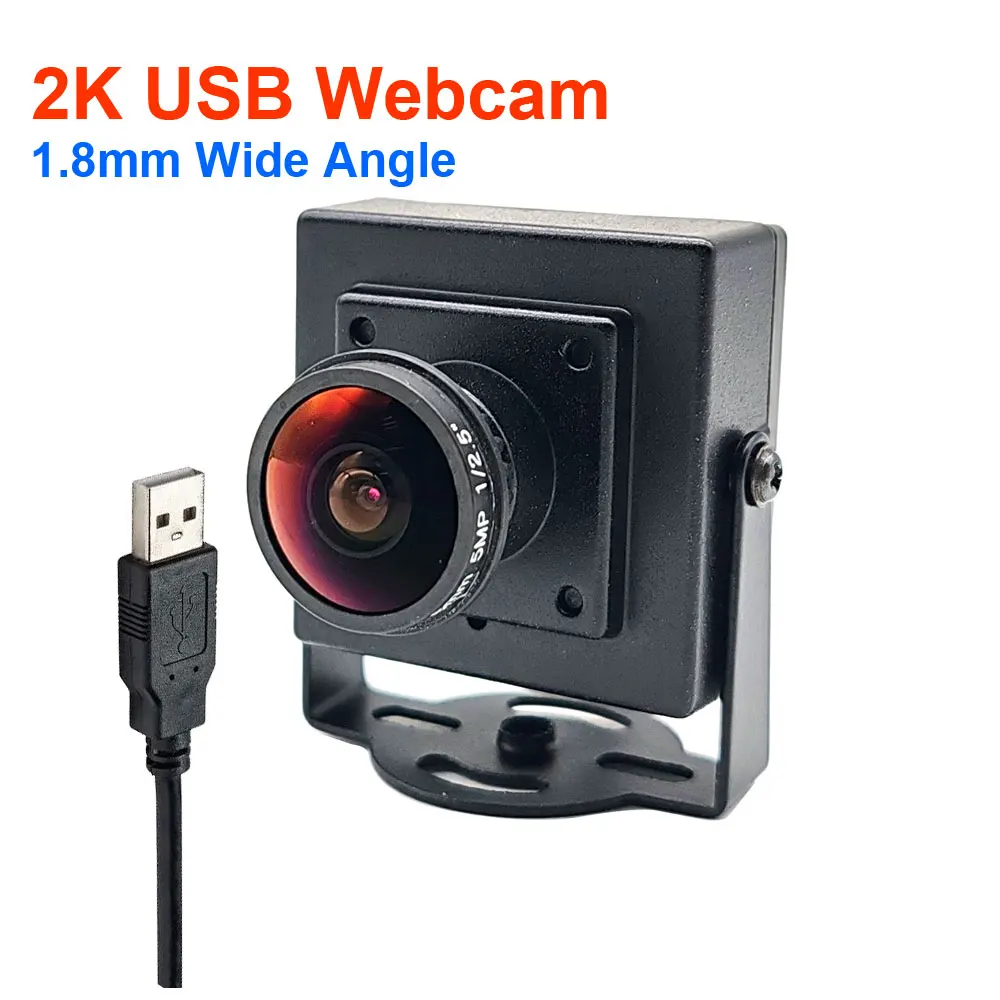 REDEAGLE 160 Degree Wide Angle 2K HD PC Webcam Mini 4 MegaPixel 30fps High Speed Video Live Streaming Camera Plug And Play