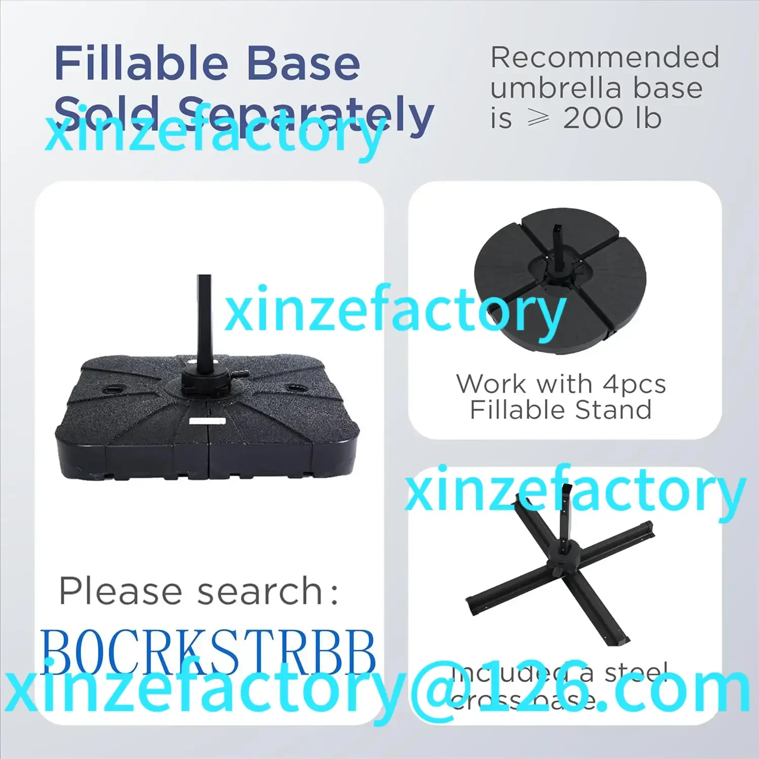 Anpassbarer freitragende Terrassenschirm für den Außenbereich mit LED, groß, robust, 360° °   Rotation