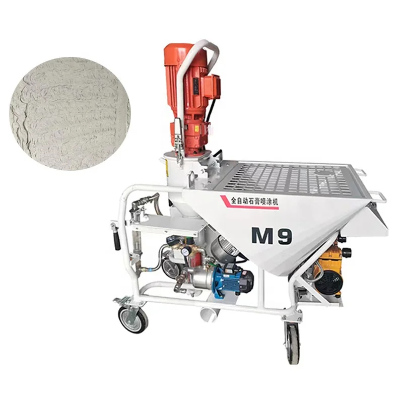 

Electric Gypsum Plaster Spraying Machine Wall Plastering Mortar Sprayer Factory Price Automatic Mortar Gypsum Plastering Machine