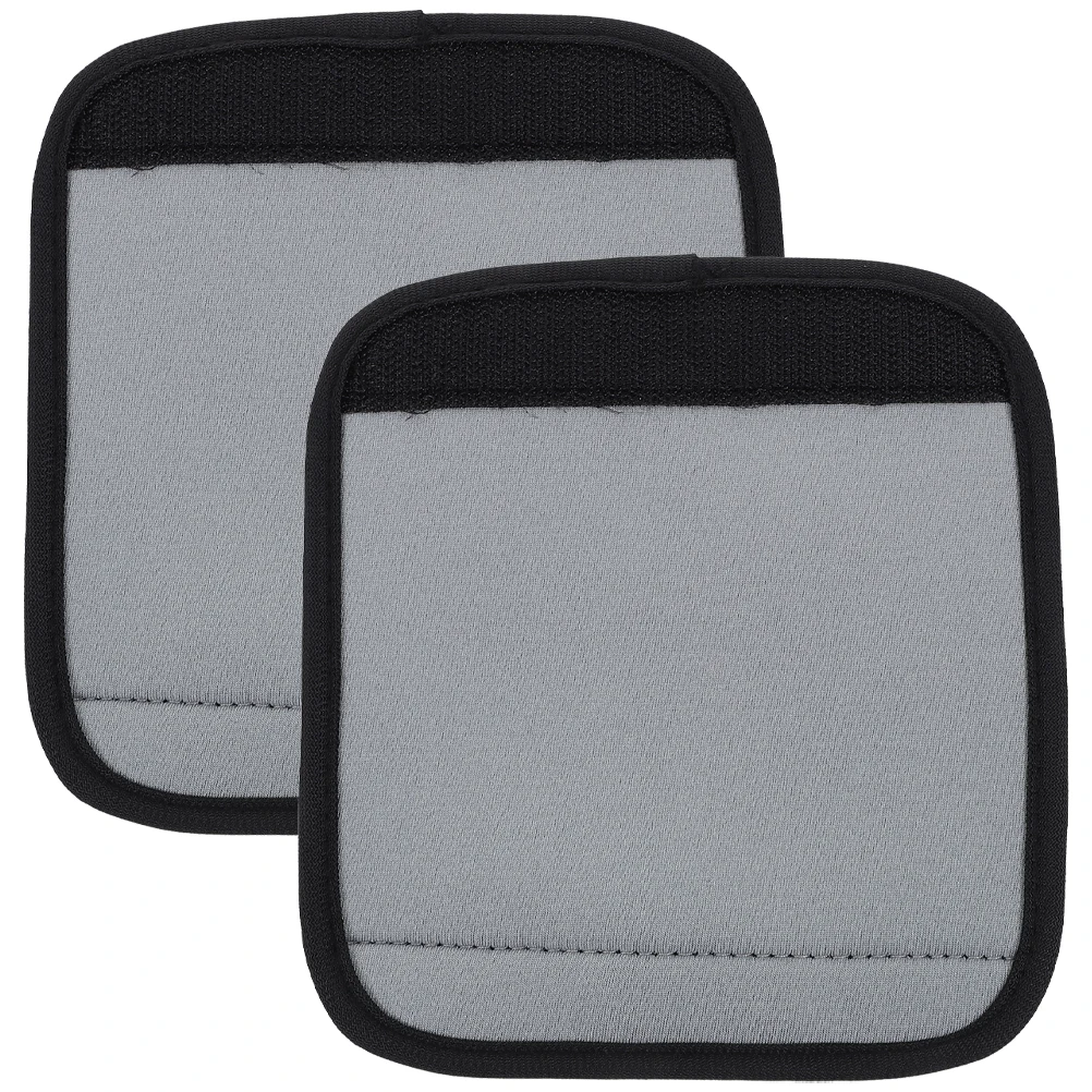 2 قطعة أغطية مقبض الأمتعة حامي النيوبرين قابل للتعديل خفيفة الوزن مقبض حقيبة يلتف إكسسوارات السفر لسهولة