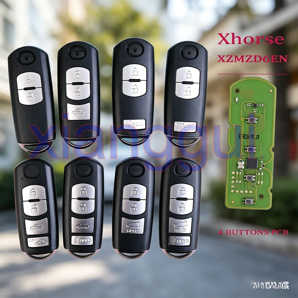 

Smart Xhorse XZMZD6EN for Mazda 3 5 6 8 Miata Summit CX9 MX5 Axela Atenza M3 M6 CX3 RX8 Miata CX5 CX7 Car Remote Key Control