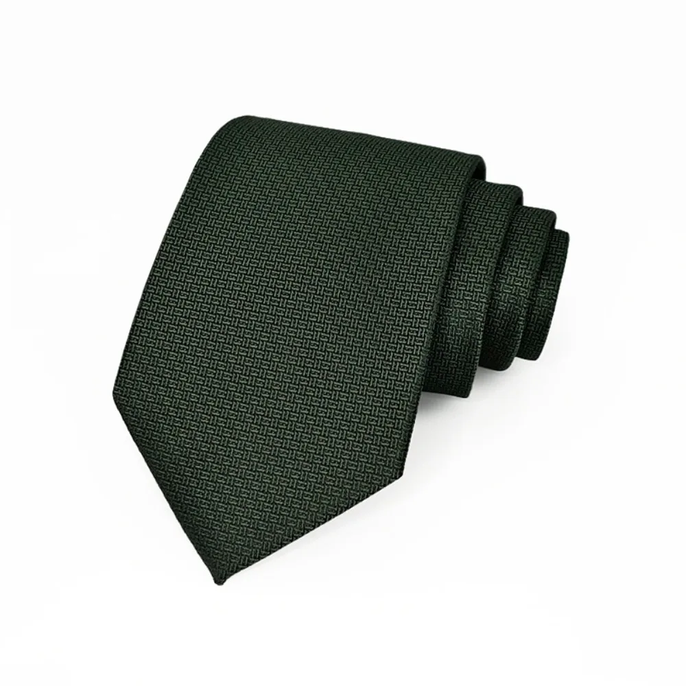 

Classic 8cm Width Striped Neck Ties Trendy Gentlemen Solid Color Mens Necktie Elegant Casual Men's Wedding Tie Wedding Party