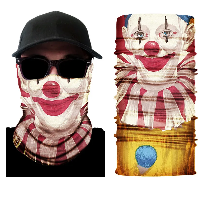 Bicycle Bandana Scarf Seamless Tactical Neck Covers Cycling Ski Face Mask Balaclava for Men Motorcycle Snowboard Halloween Decor image 5