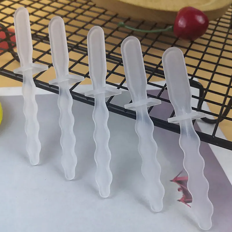 20/50pcs  Reusable Ice Cream Sticks Silicone Popsicle Sticks DIY Crafts Creamsicle Cakesicle Cake Candy Pop Sticks Ice Lollies